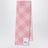 Pink Check wool scarf