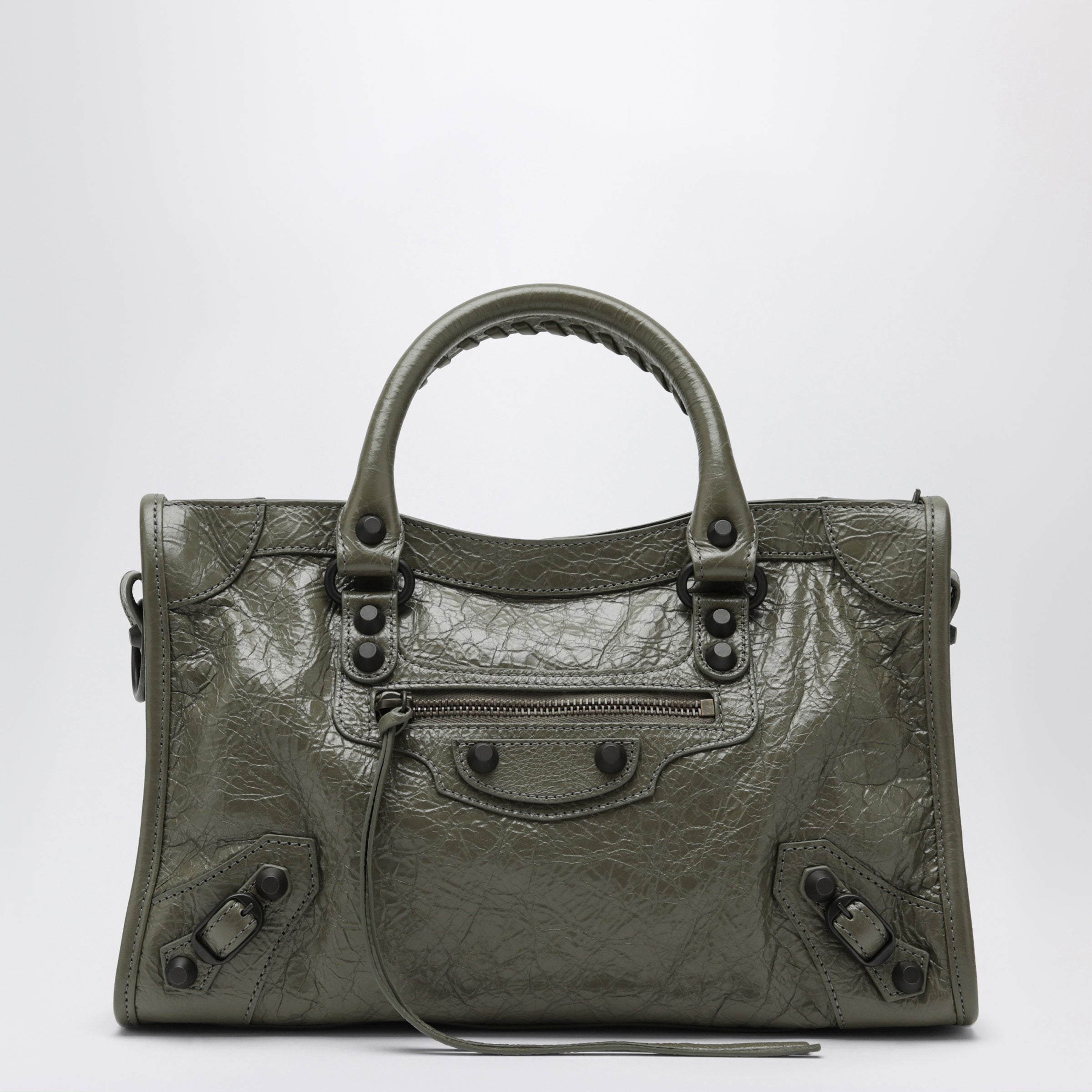Balenciaga Le City small tote bag in military green | TheDoubleF