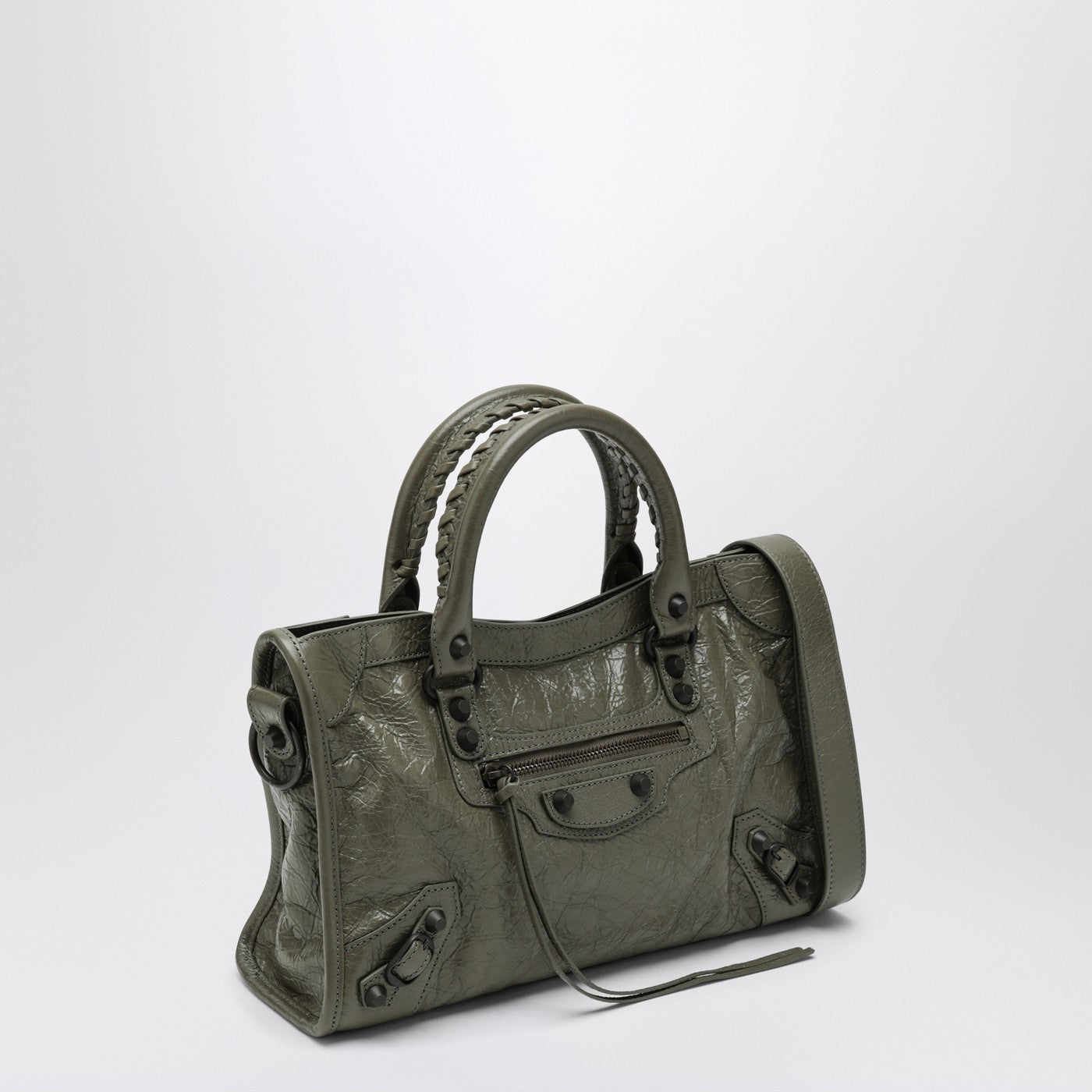 Balenciaga Le City small tote bag in military green | TheDoubleF
