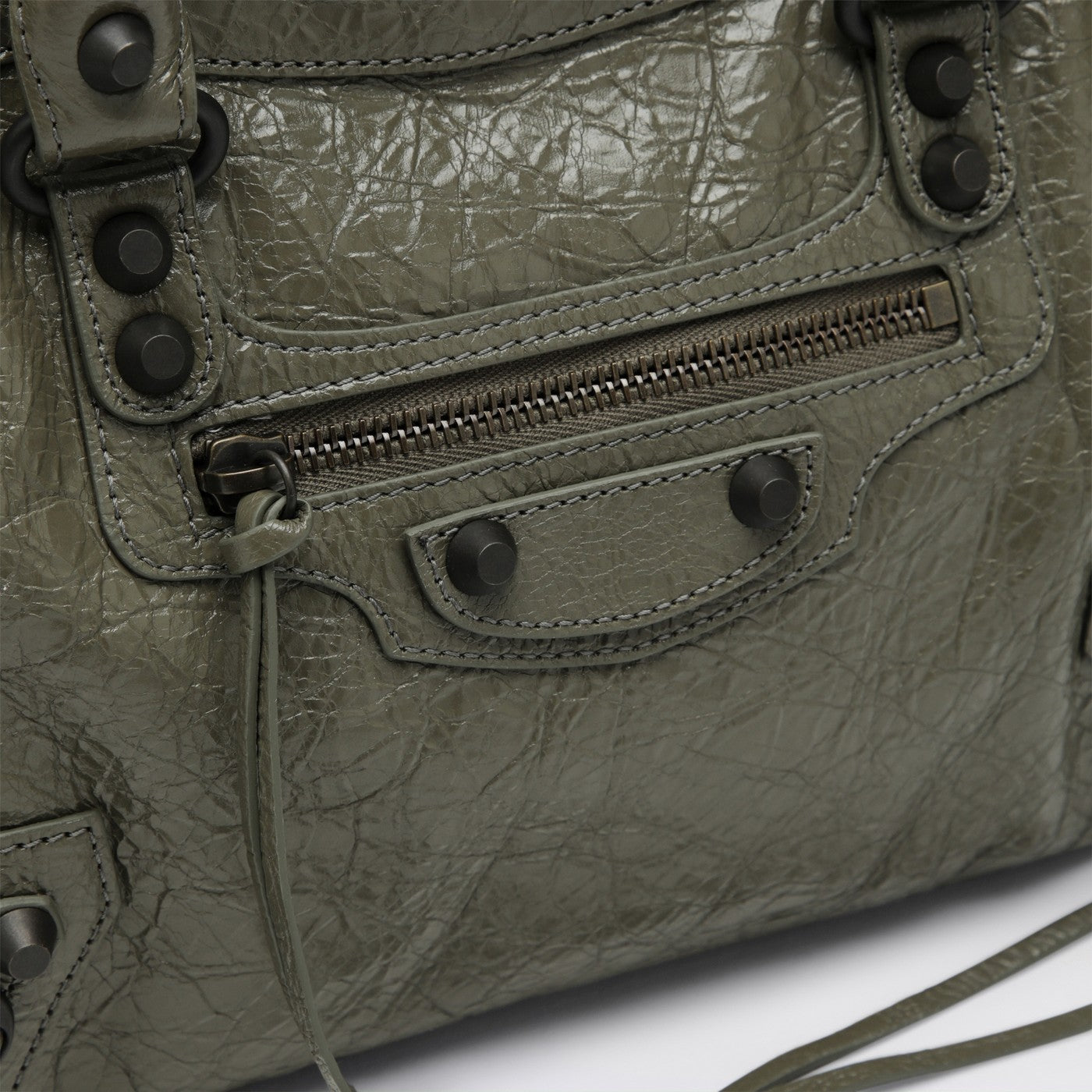 Balenciaga Le City small tote bag in military green | TheDoubleF