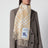 Sand Check cashmere scarf