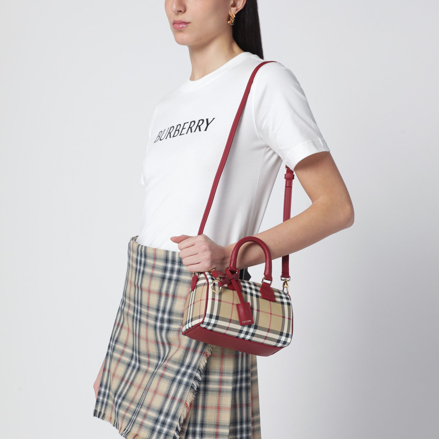 Borsa bowling mini Check