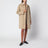 Classic honey cotton trench coat