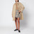 Classic honey cotton trench coat