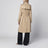 Trench Kensington Heritage lungo in gabardine di cotone miele