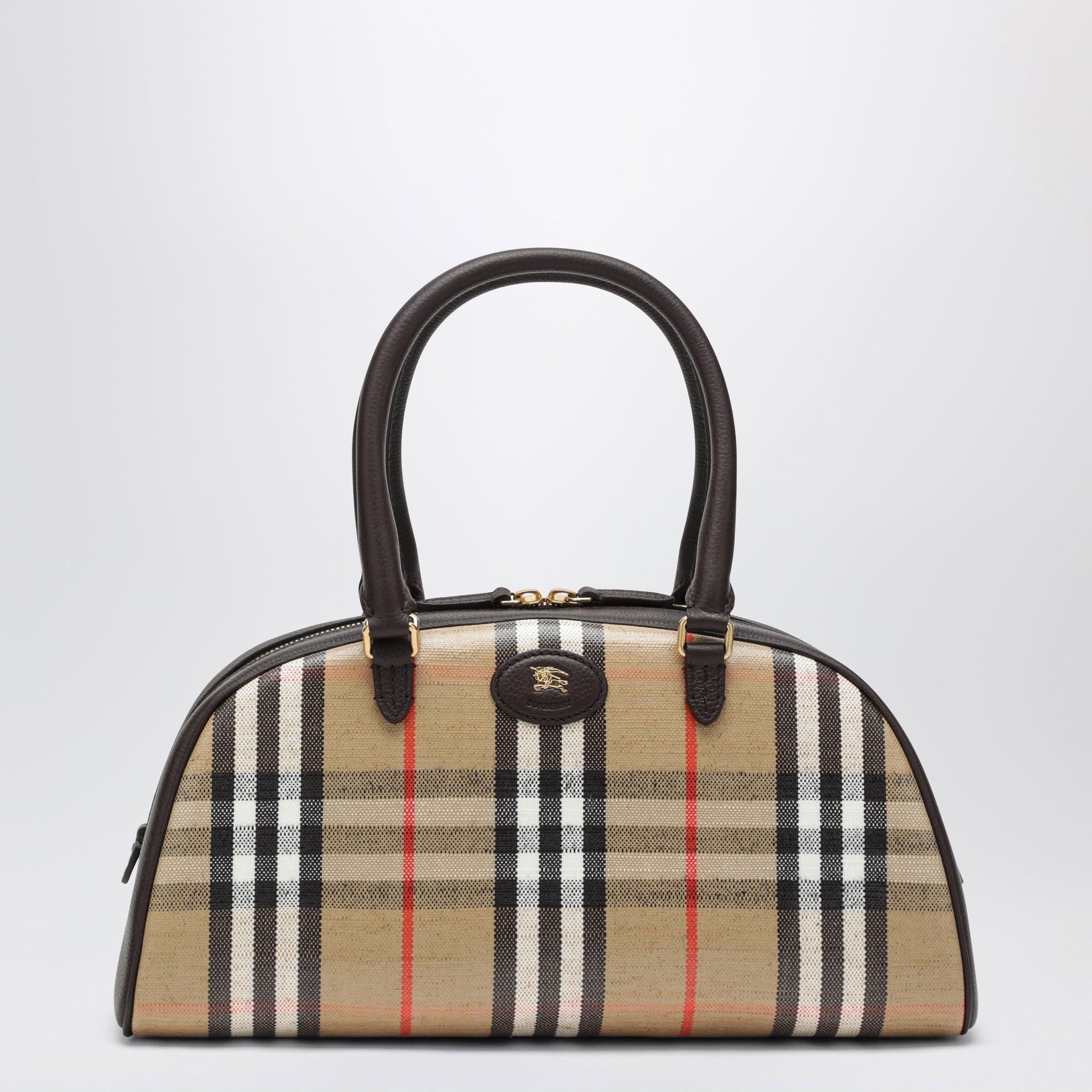 Sand Highlands Check Bag