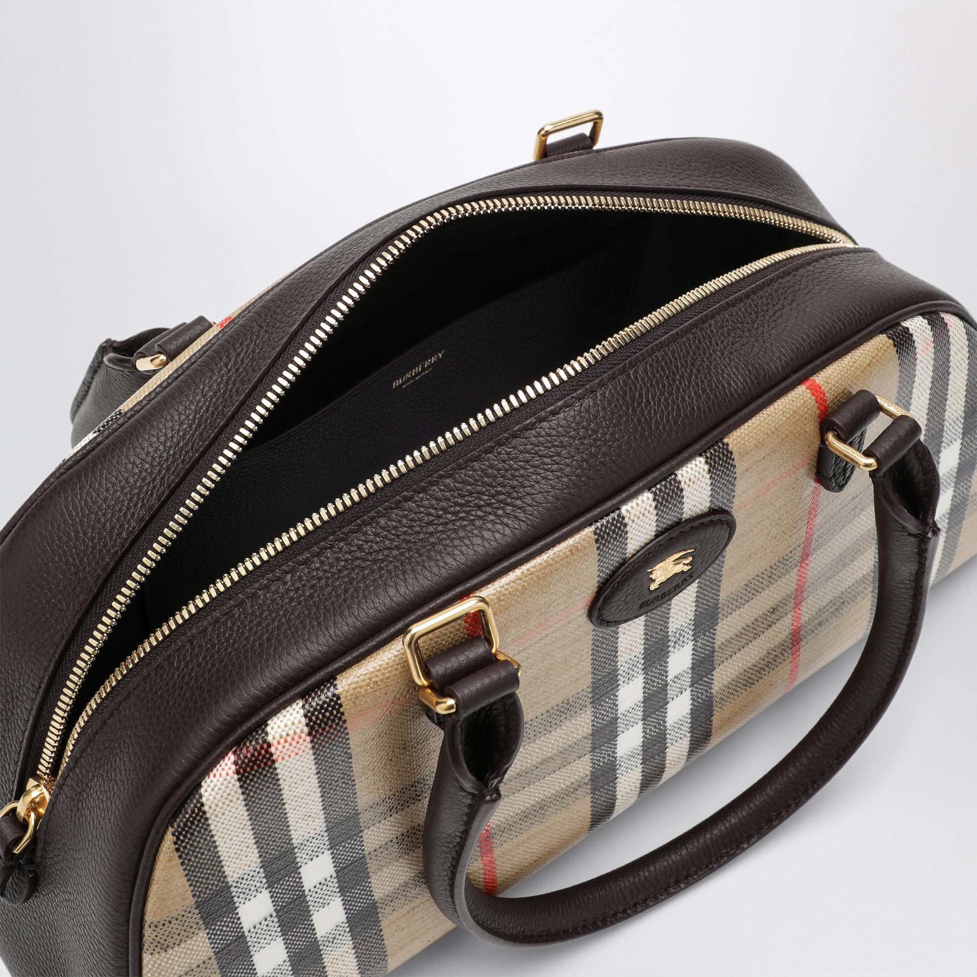 Sand Highlands Check Bag