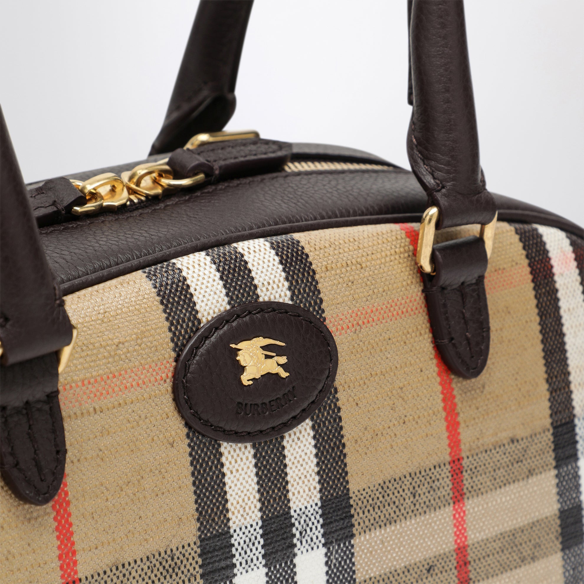 Sand Highlands Check Bag