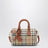 Mini sac bowling à motif Check
