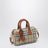 Mini sac bowling à motif Check