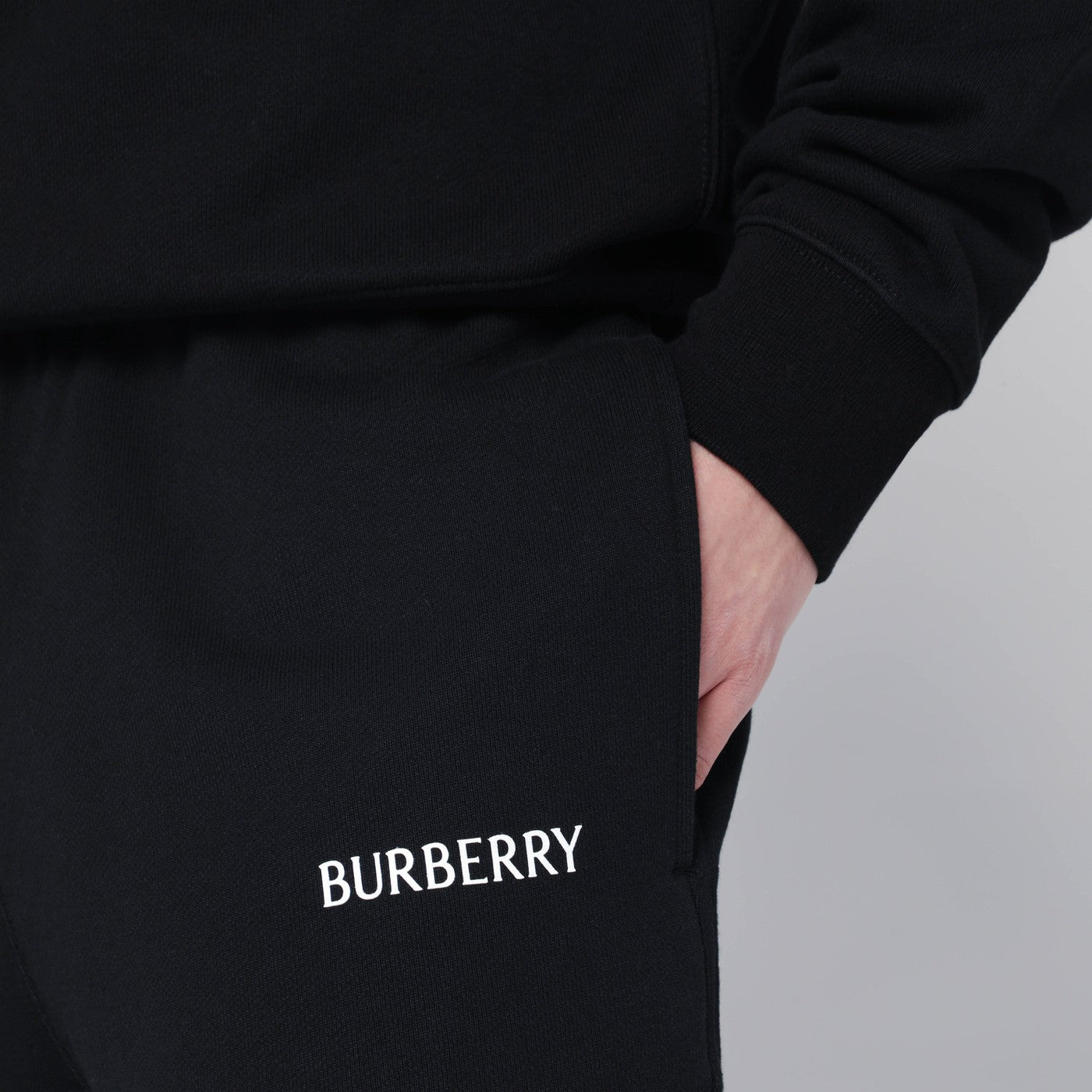 BURBERRY Black logo shorts | TheDoubleF