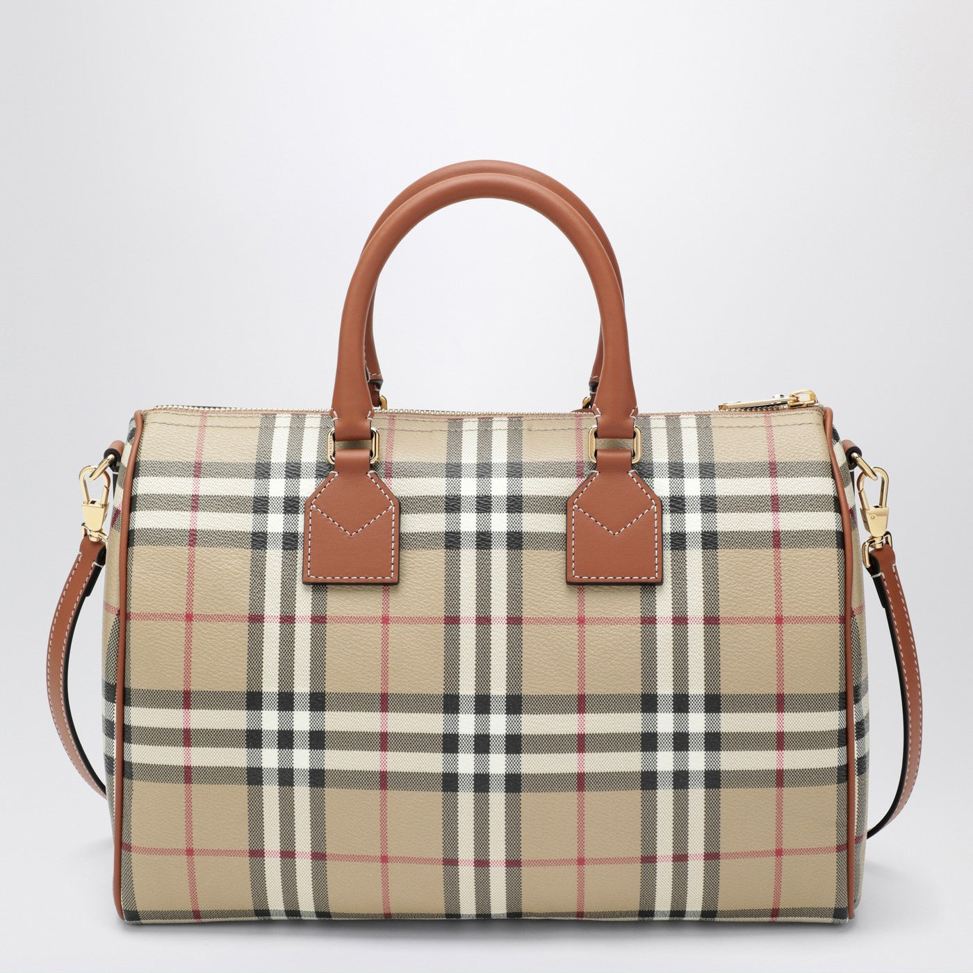 Medium bowling bag with Check pattern
