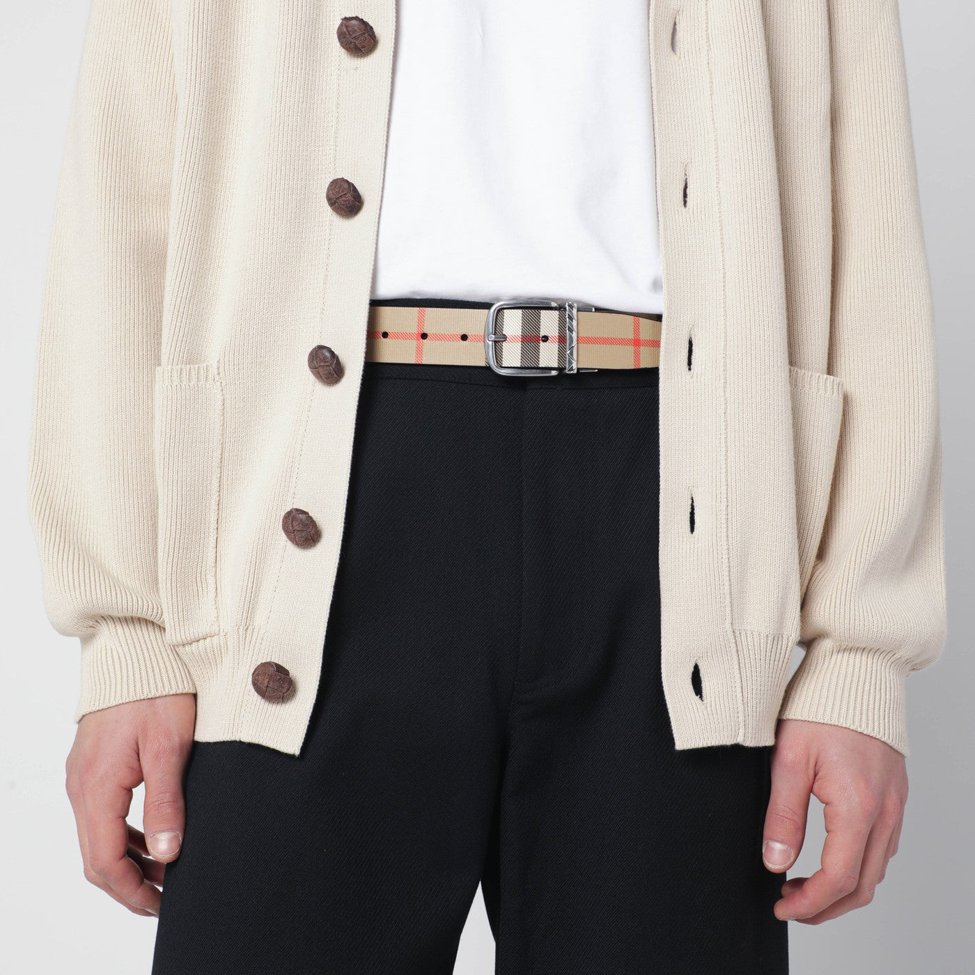 Reversible belt with Check buckle