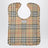 Bavoir en coton enduit à motif Check