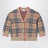 Beiger Burberry Check Cardigan aus Wolle