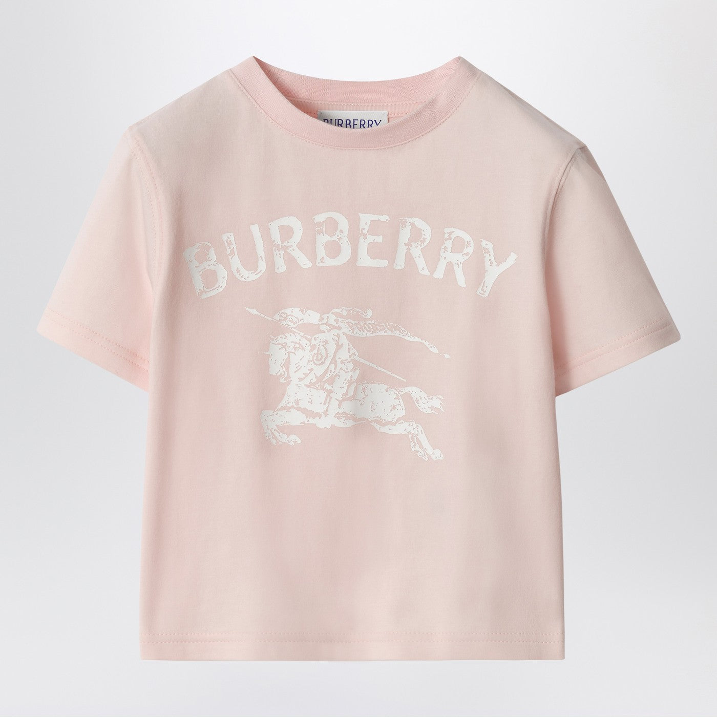 Rosa T-Shirt aus Stretch-Baumwolle mit EKD