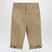 Beige trousers with Check turn-ups