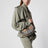 Borsa a tracolla Horseshoe in nylon trapuntato motivo Check