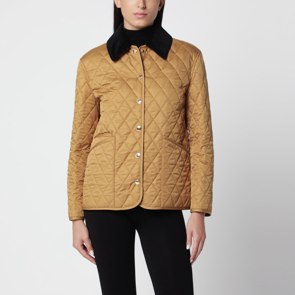 Veste matelassée couleur camel
