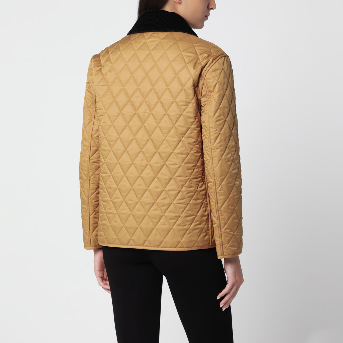 Veste matelassée couleur camel