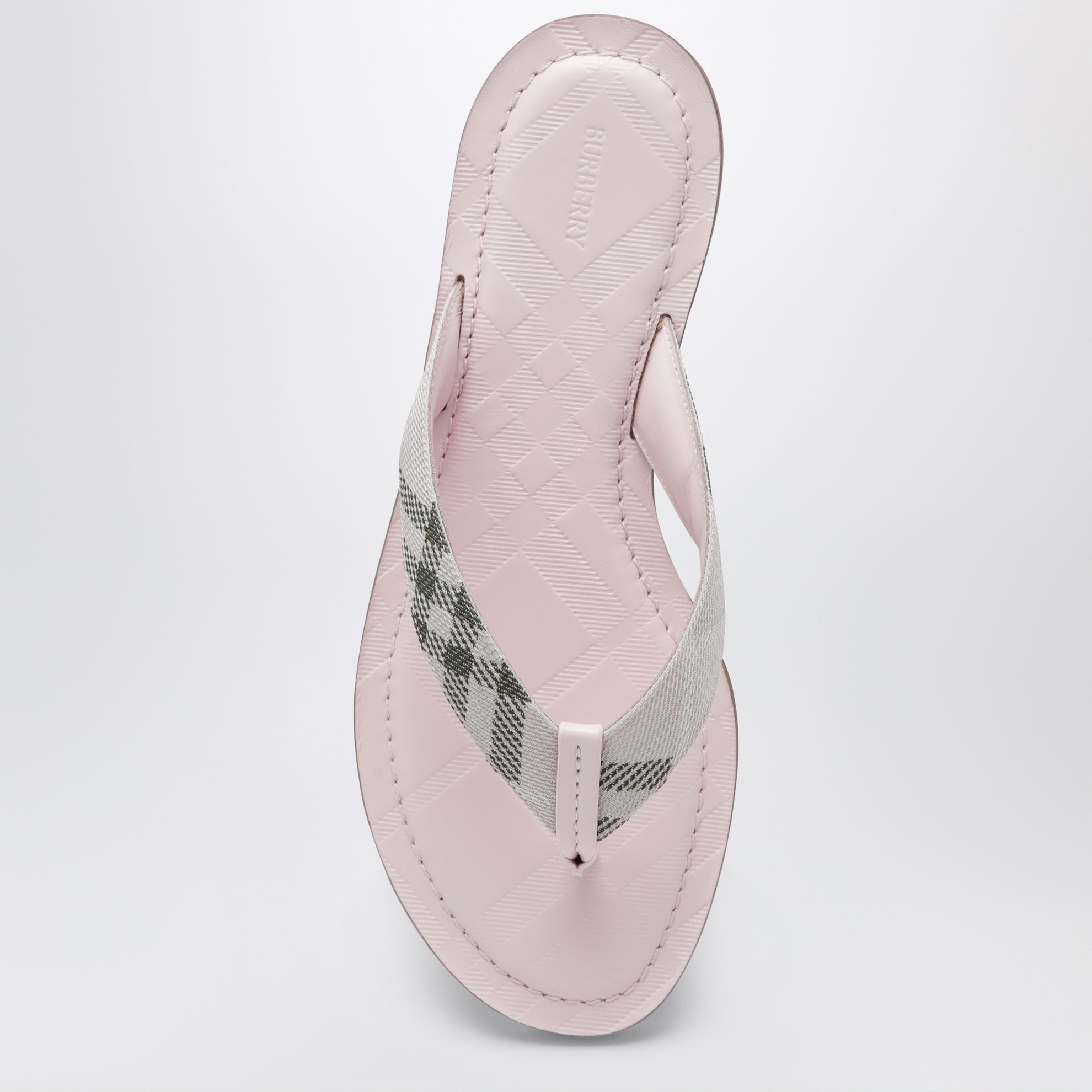 Pink Pavilion sandals with Check pattern