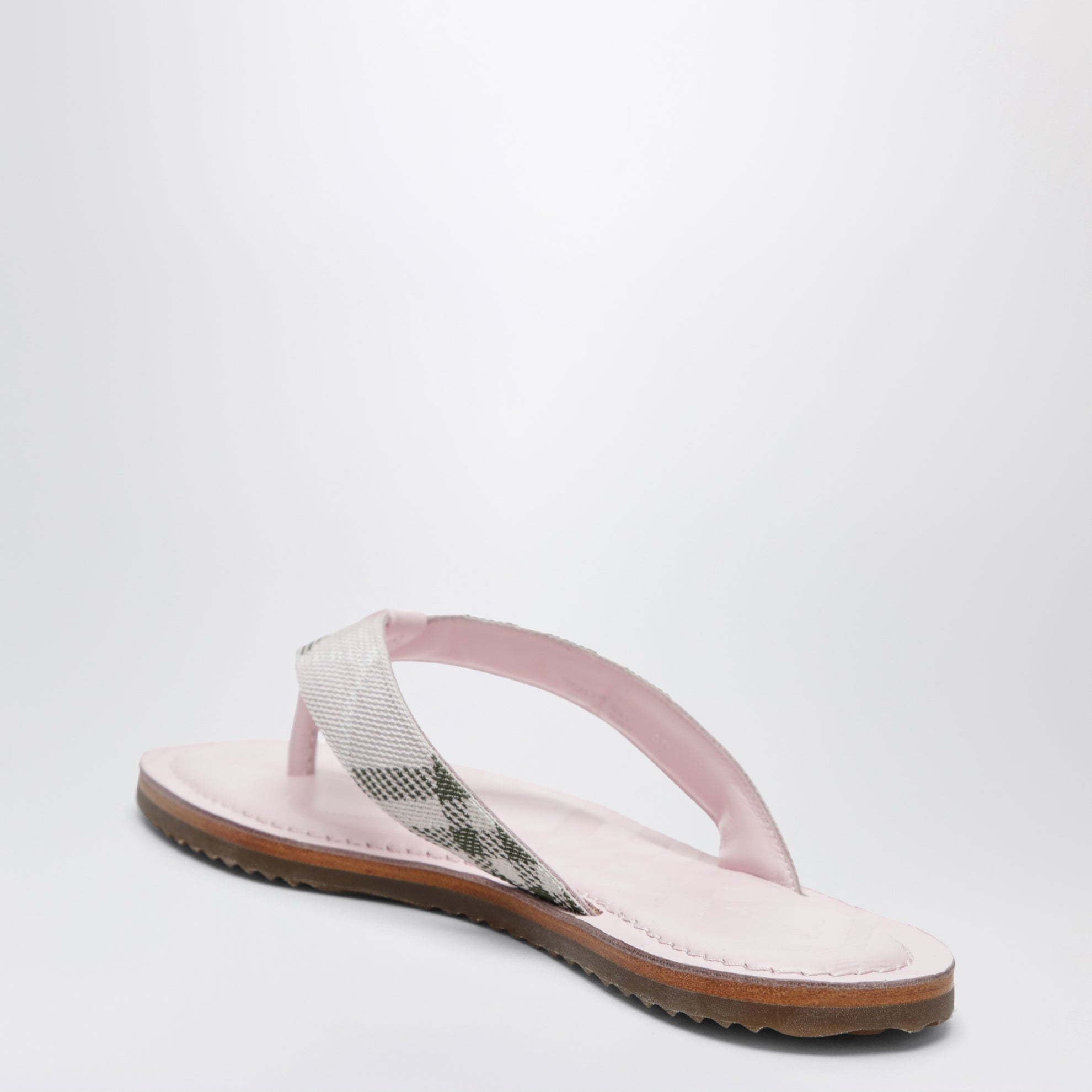 Pink Pavilion sandals with Check pattern