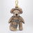 Teddybär-Charm Thomas aus Wolle/Kaschmir in Sand