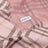 Sciarpa ampia rosa motivo Check con EKD
