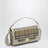 Borsa a tracolla Note con stampa Check beige