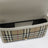 Borsa a tracolla Note con stampa Check beige