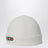 White cap with logo print