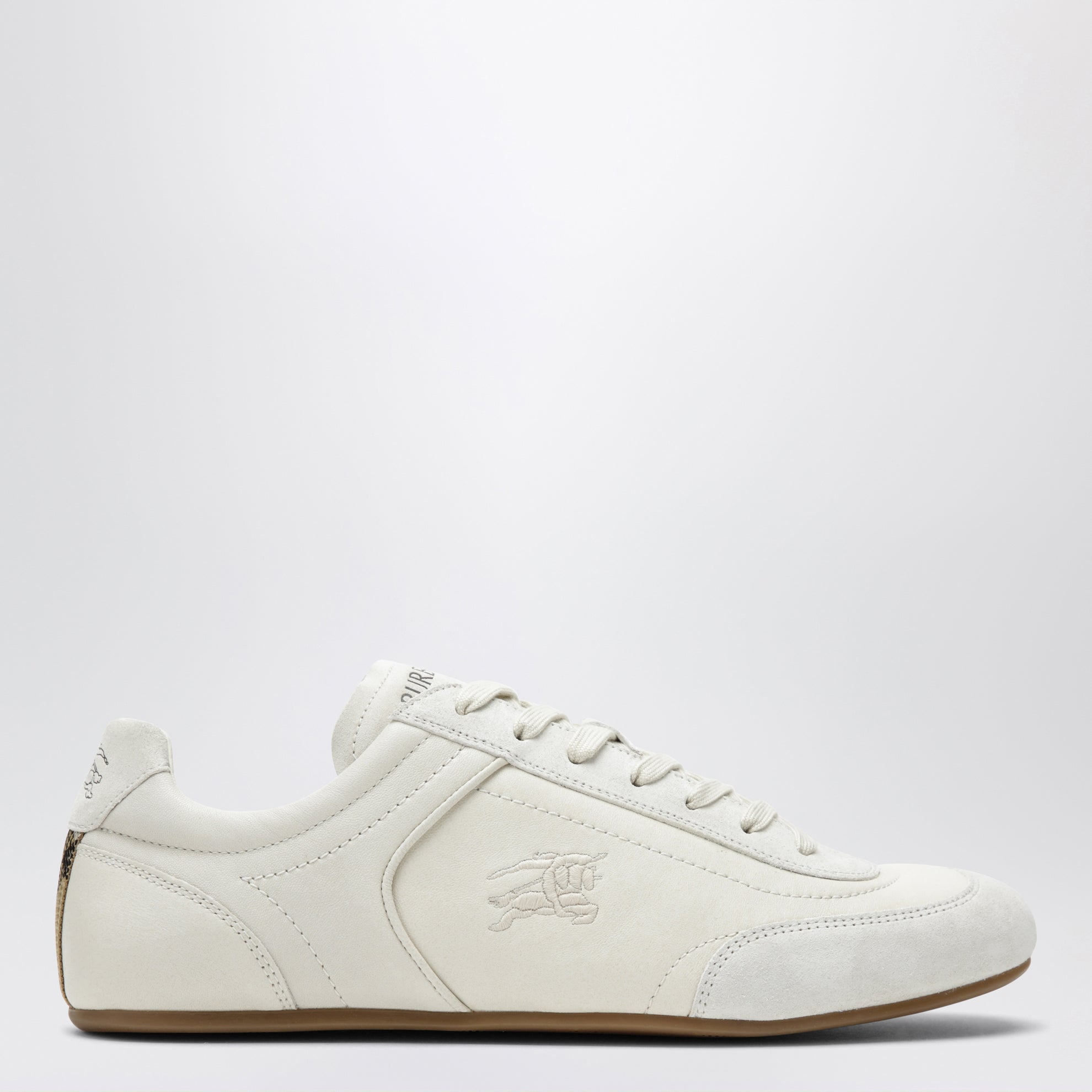 Sneaker Knight Runner beige in pelle