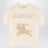 Ivory knit top with EKD logo