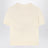 Ivory knit top with EKD logo
