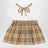 Robe et bloomer en coton avec nœud Check