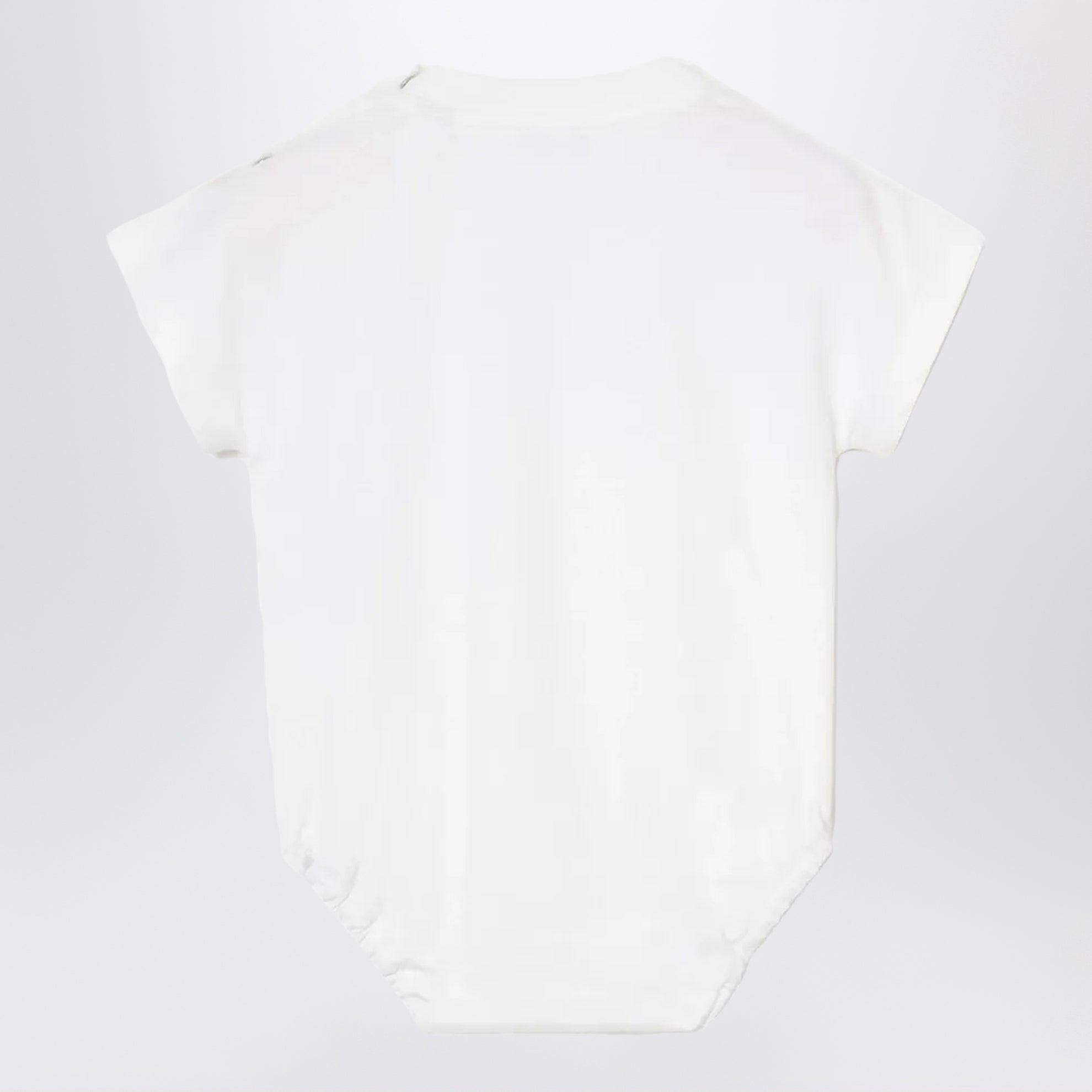 Body en jersey de coton avec logo Check, blanc