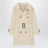 Trench in nylon stretch beige