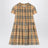 Kleid aus Baumwolle mit Check-Muster