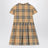 Kleid aus Baumwolle mit Check-Muster
