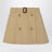 Jupe trench en coton beige sable