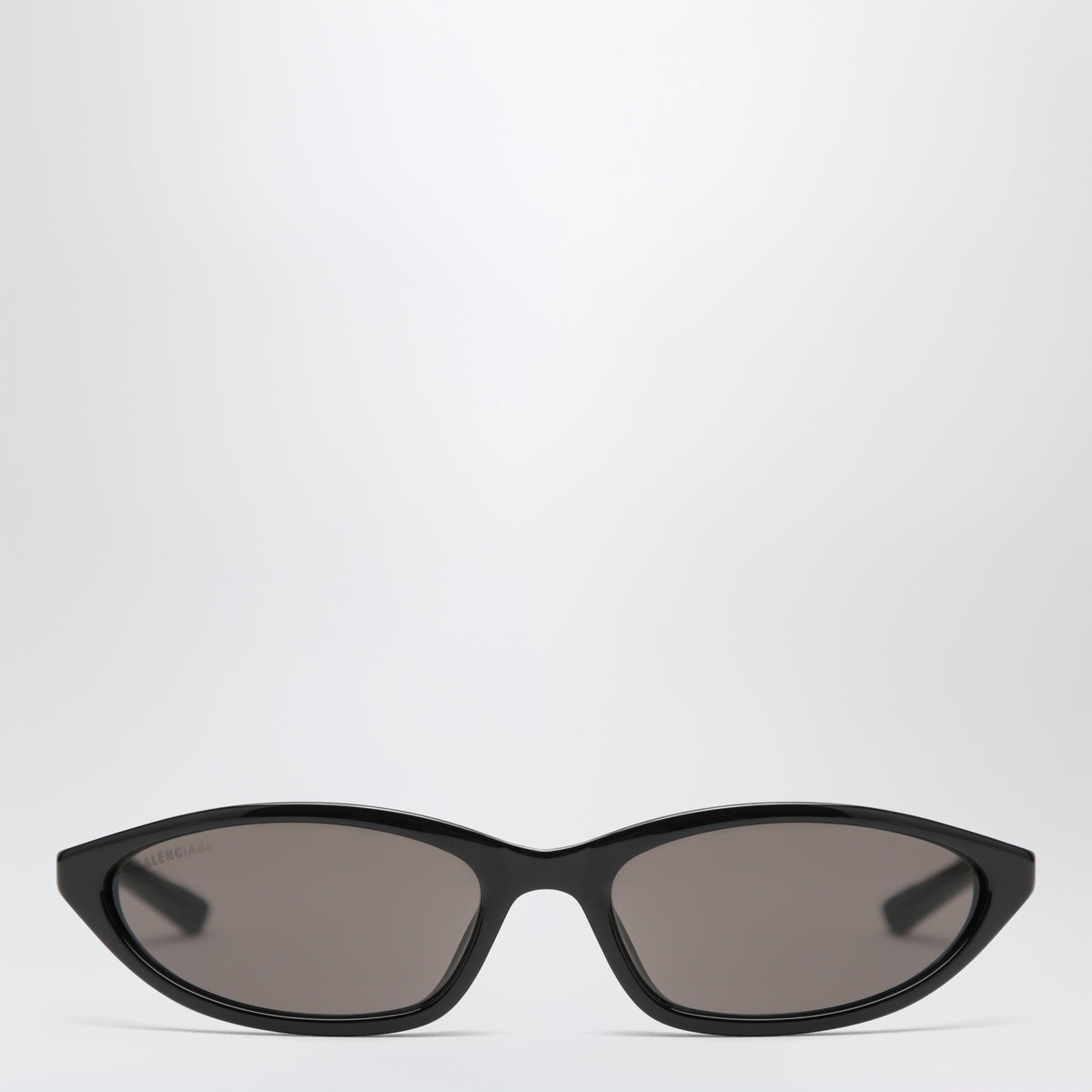Neo Oval 2.0 black acetate sunglasses