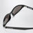 Neo Oval 2.0 black acetate sunglasses