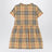 Kleid aus Baumwolle mit Check-Muster