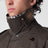 Trench Leadenham medio in gabardine marrone
