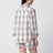 Rosa Hemd mit Check-Muster aus Baumwolle
