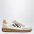 Terrace leather and suede sneakers with beige check