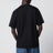 T-shirt in cotone con profili Check nera