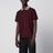Polo en piqué de coton avec col Check rouge