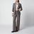 Prince of Wales Wool-Blend Trousers