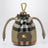 Horseshoe Bag Charm in Sand Check
